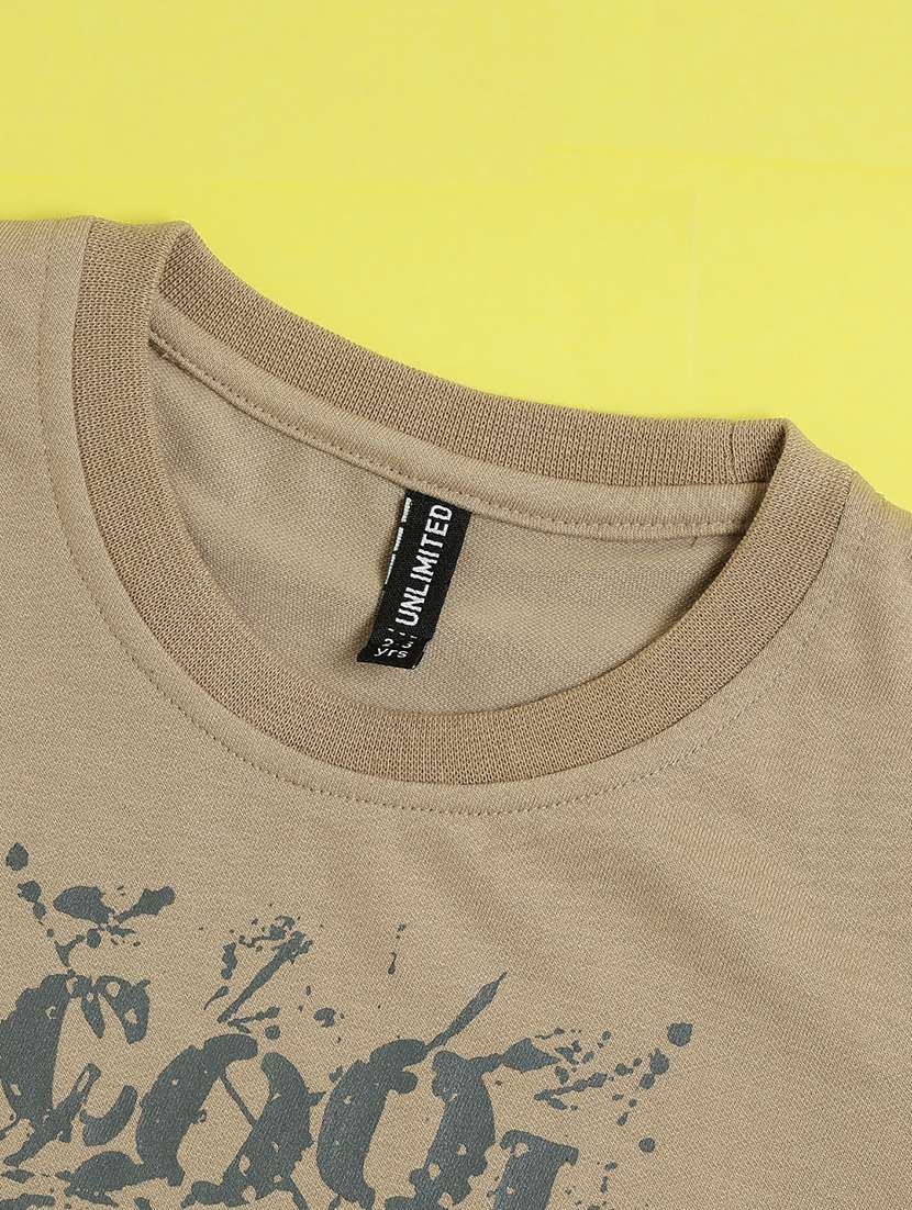 Boys Printed Short Sleeve T-shirt - 22162189 -  Standard Image - 2