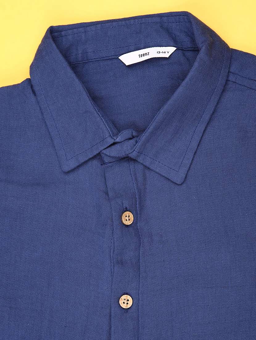 men solid long sleeve regualr fit casual shirt - 22162254 -  Standard Image - 2