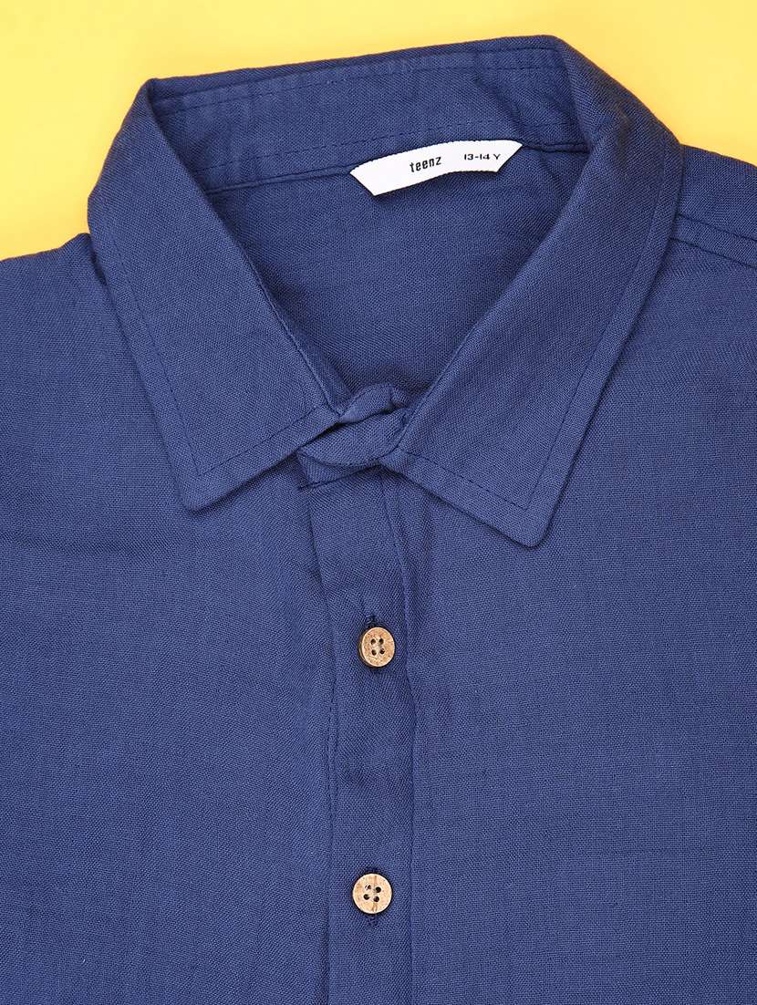 men solid long sleeve regualr fit casual shirt - 22162254 -  Standard Image - 2