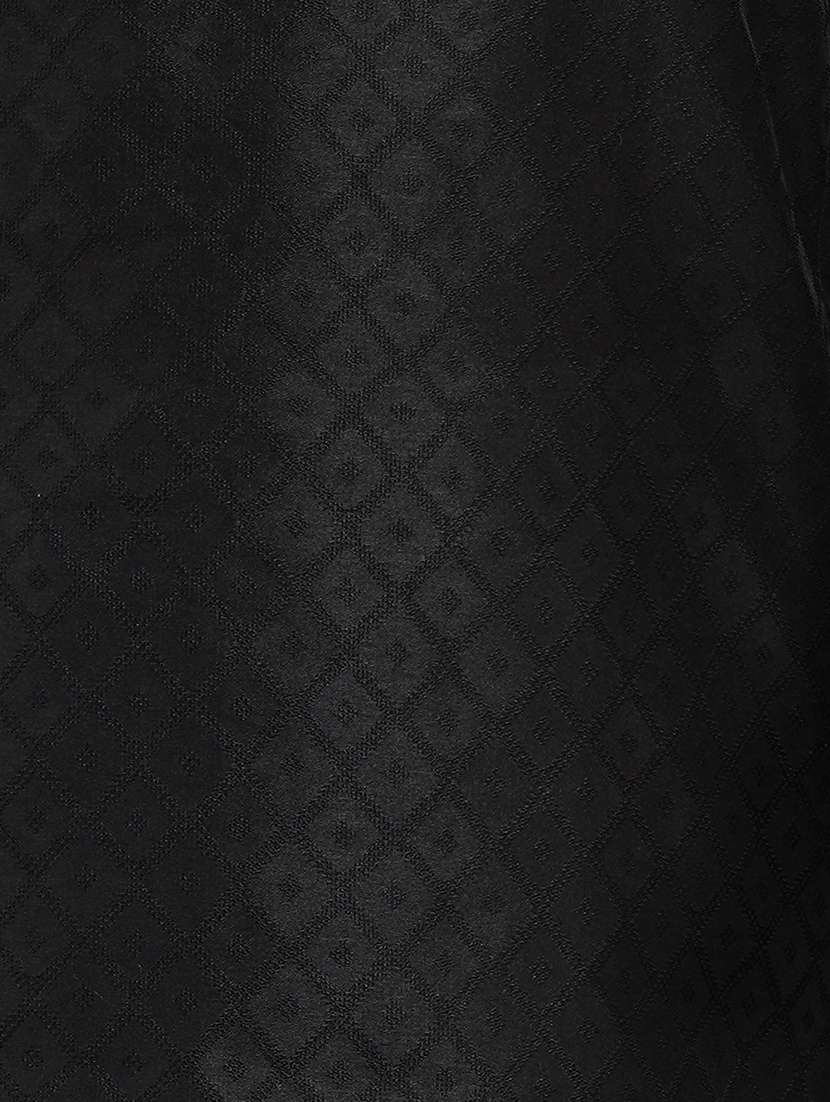 men self design mandarin neck kurta with trousers ethnic wear set - 22162300 -  Standard Image - 7