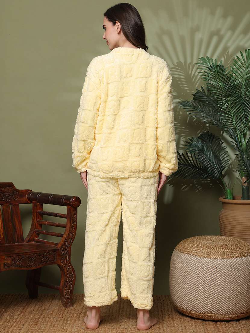 women long sleeve nightwear pyjama set - 22162304 -  Standard Image - 2