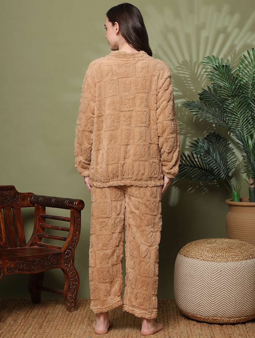 women long sleeve nightwear pyjama set - 22162306 -  Standard Image - 2