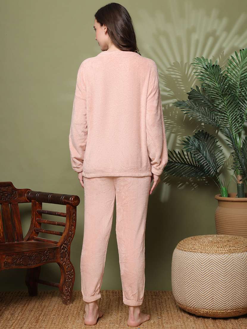 women long sleeve nightwear pyjama set - 22162316 -  Standard Image - 2