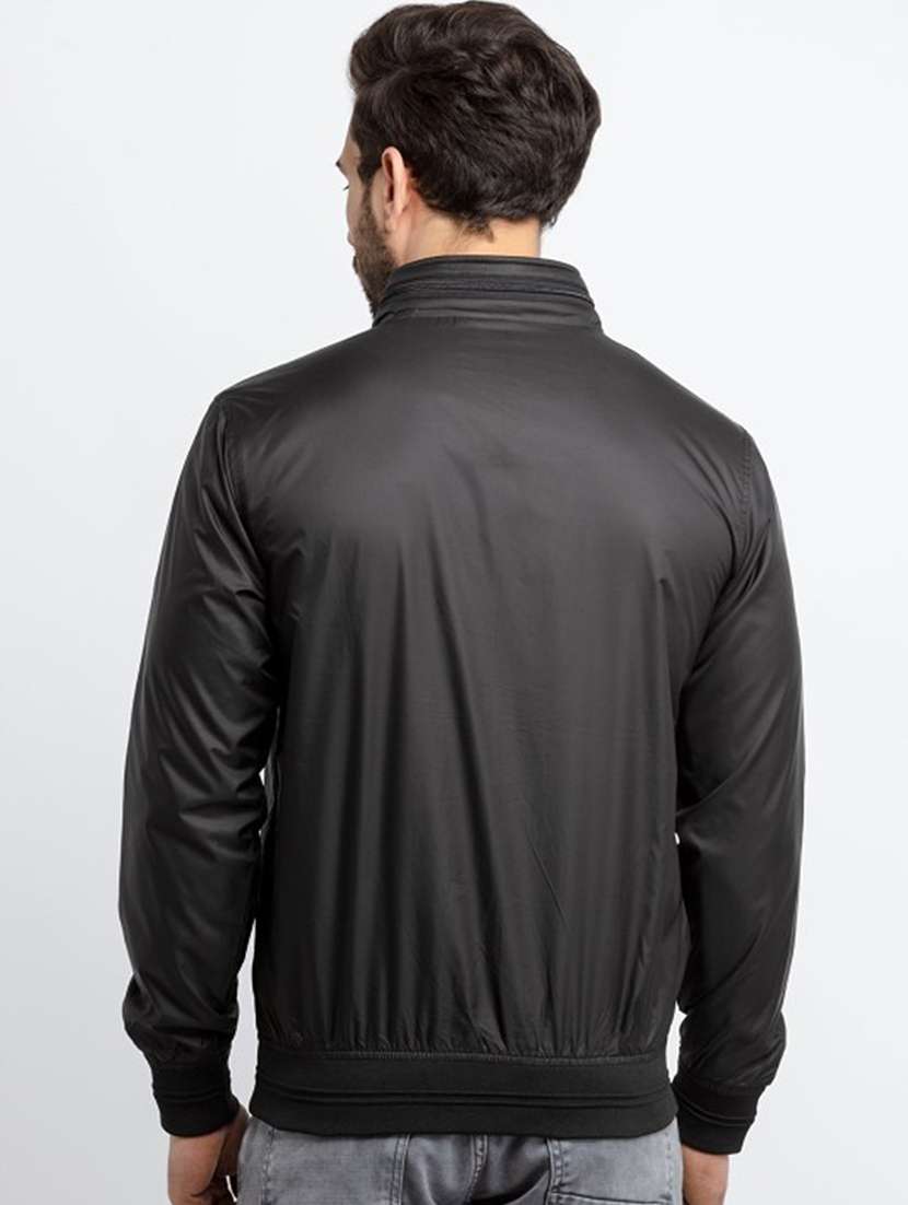 men solid long sleeve regualr fit casual jacket - 22162384 -  Standard Image - 2