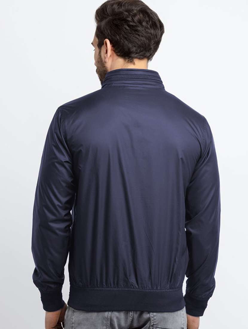 men solid long sleeve regualr fit casual jacket - 22162388 -  Standard Image - 2