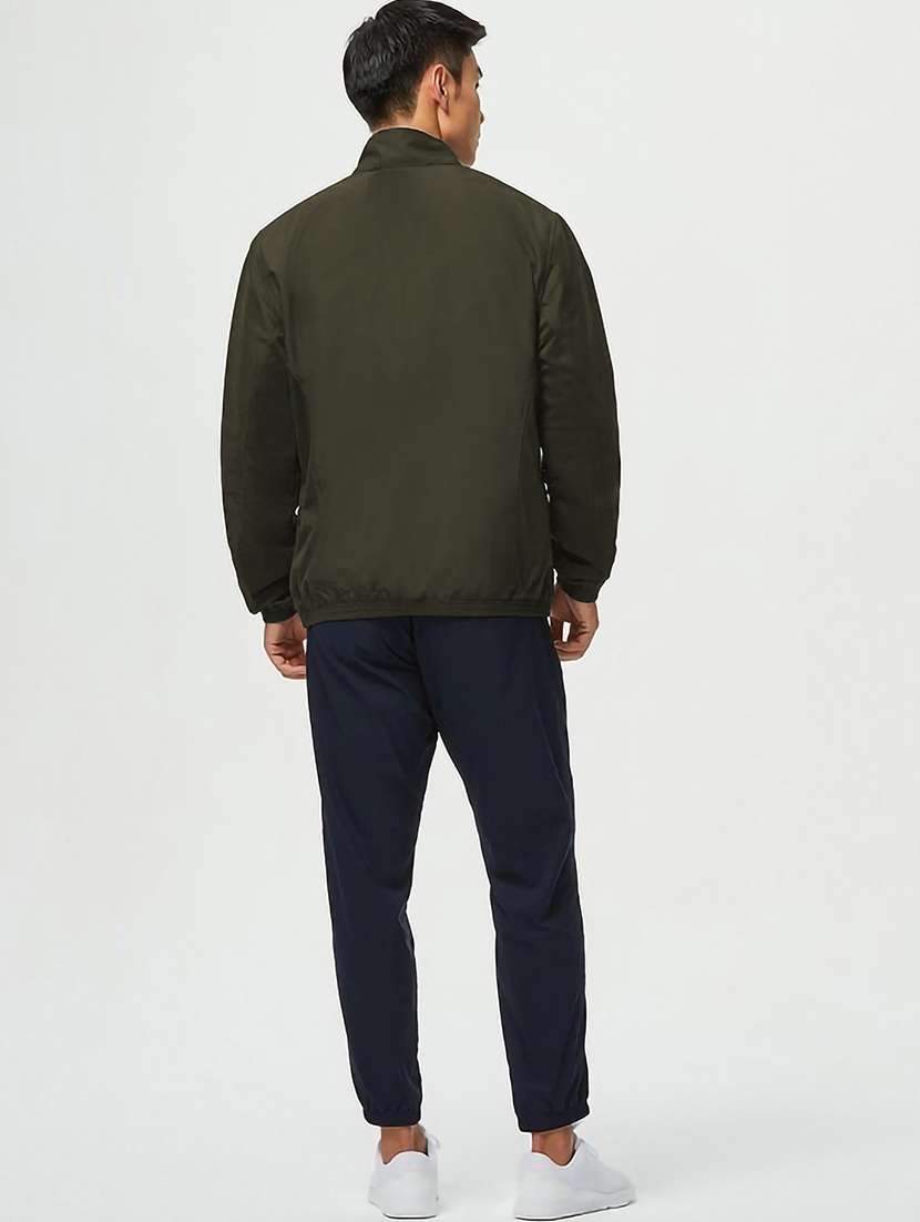 men solid long sleeve regualr fit casual jacket - 22162397 -  Standard Image - 2