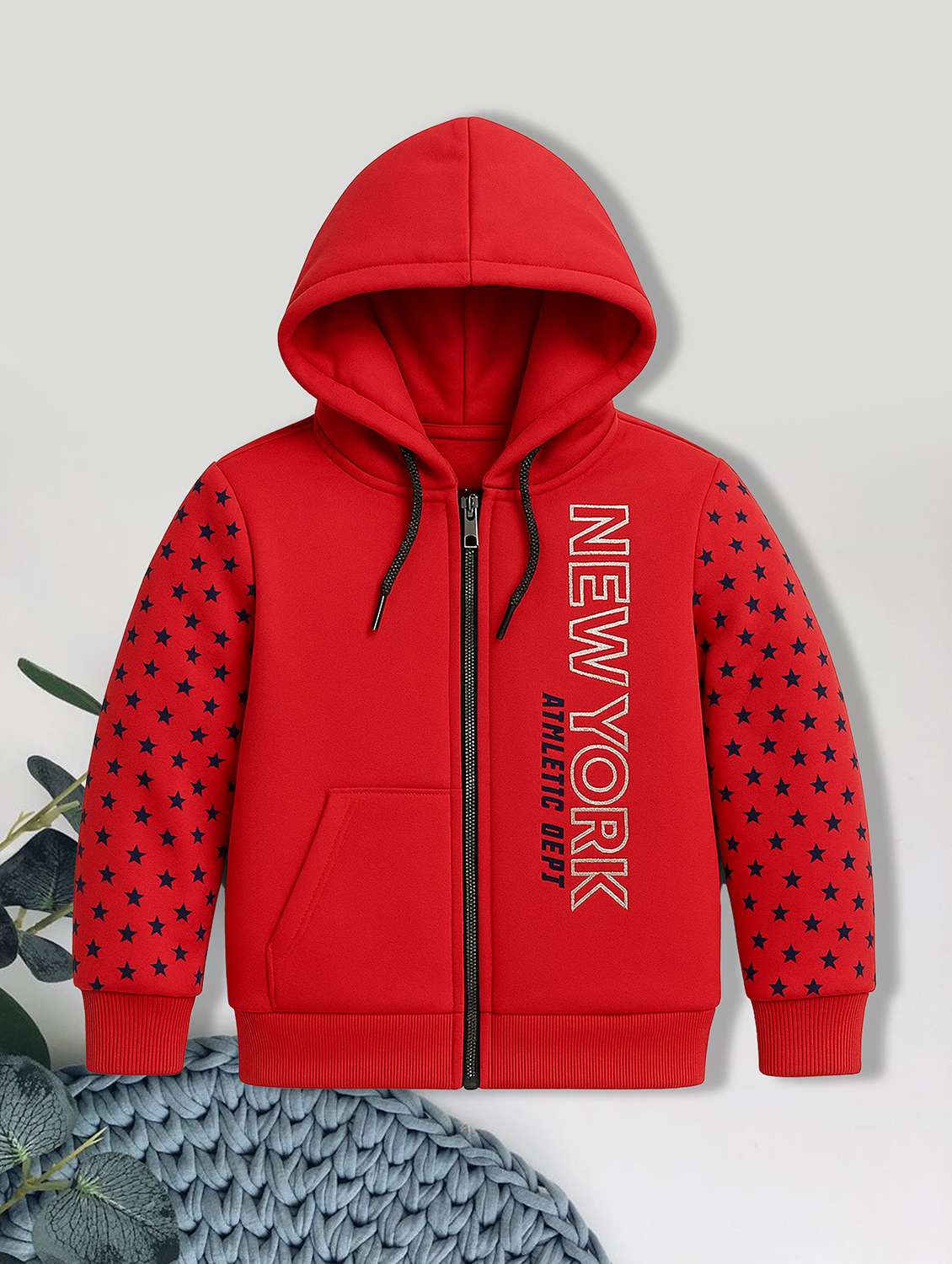 boys pack of 3 printed long sleeve hooded sweatshirt - 22162413 -  Standard Image - 2