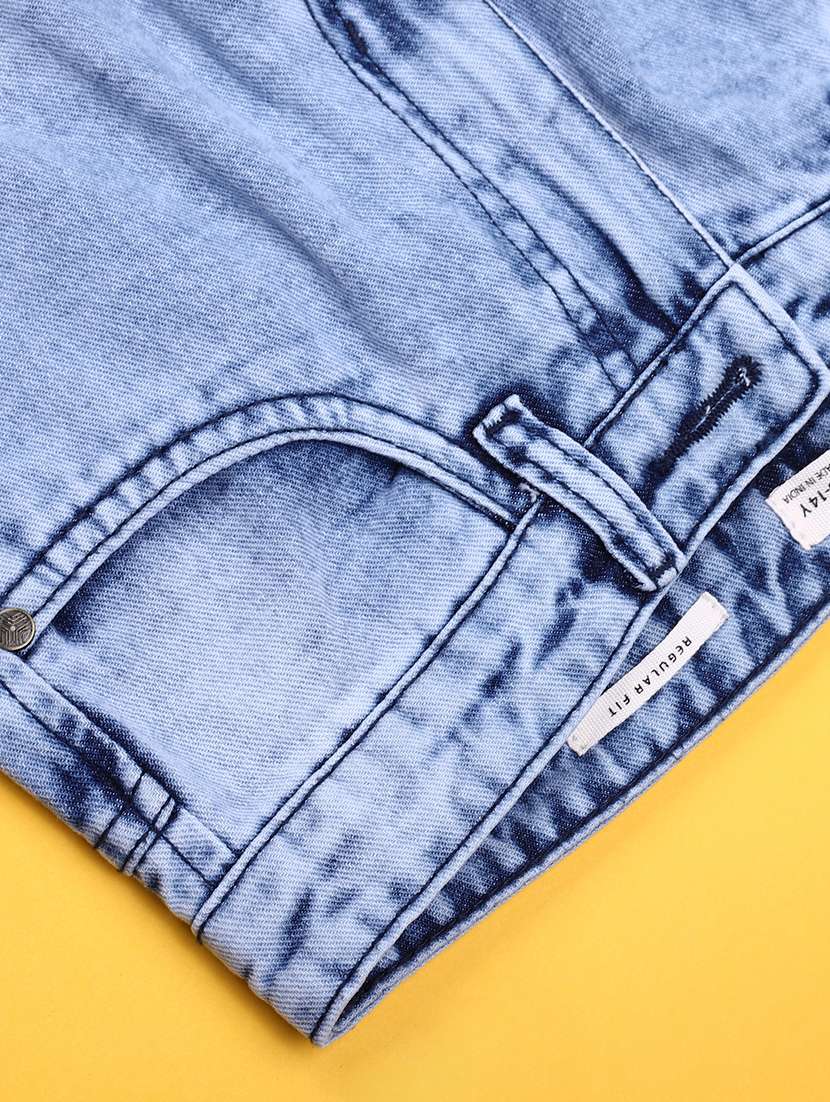 boys washed mid rise regular fit cargo - 22162459 -  Standard Image - 2