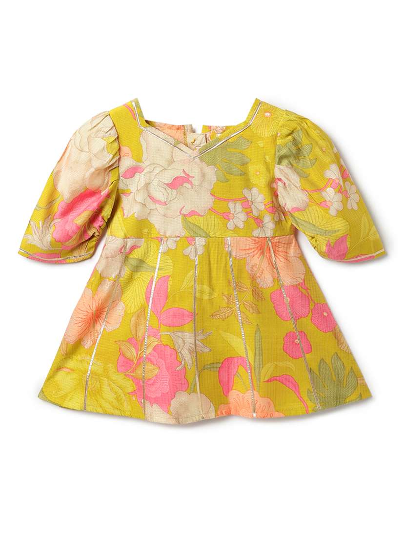 girls floral print kurta and sharara set  - 22162501 -  Standard Image - 2