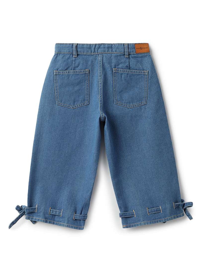 girls solid mid rise straight jean - 22162503 -  Standard Image - 2