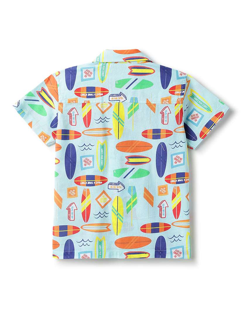 boys printed short sleeve shirt - 22162507 -  Standard Image - 2