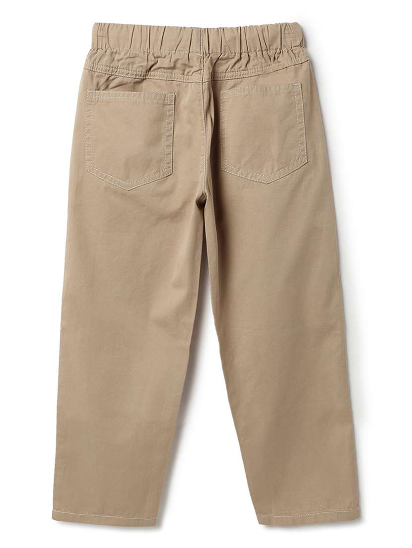 beige cotton casual trouser - 22162543 -  Standard Image - 2