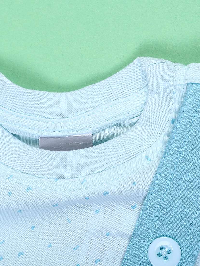 boys printed dungaree co-ord set - 22162617 -  Standard Image - 2