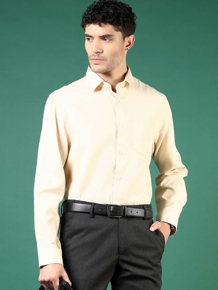 men solid long sleeve regualr fit formal shirt - 22164000 -  Standard Image - 2
