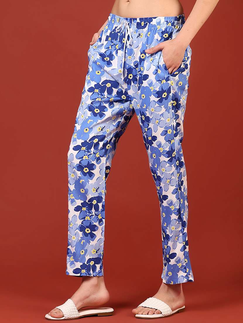 women printed mid rise pyjama - 22164633 -  Standard Image - 2
