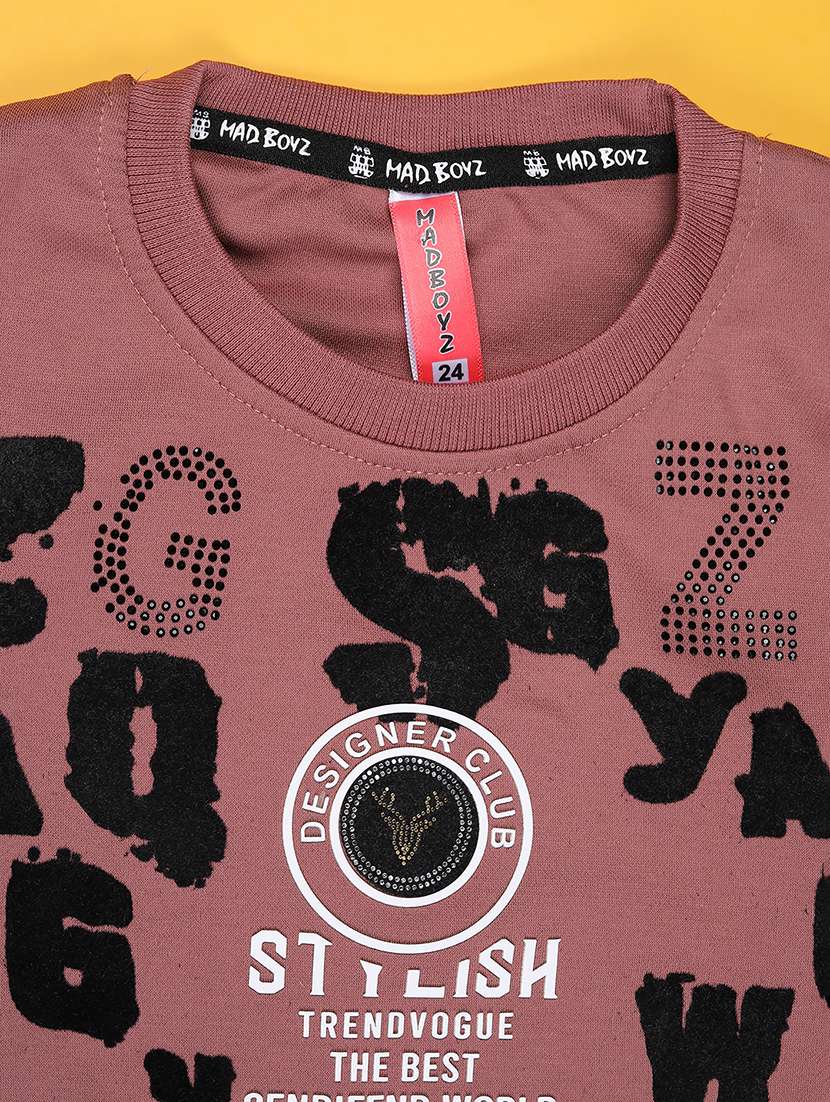 boys printed t-shirt & trouser co-ord set - 22164711 -  Standard Image - 2