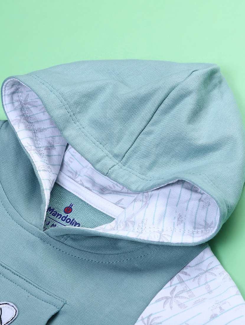 boys solid hooded full length set - 22165587 -  Standard Image - 2