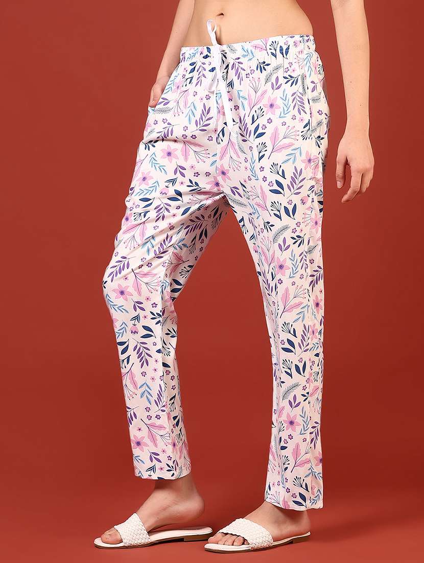 women printed mid rise pyjama - 22165809 -  Standard Image - 2