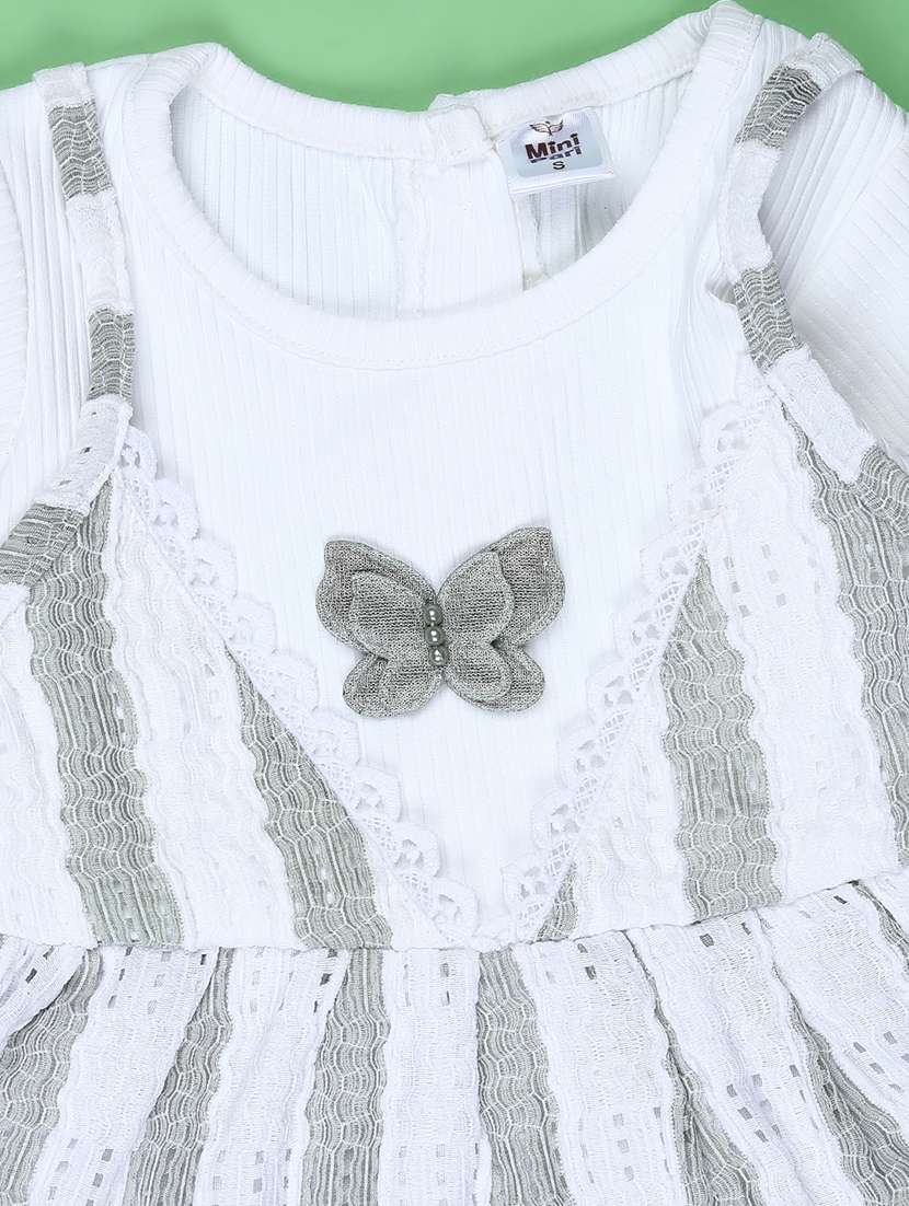 girls printed top & trouser co-ord set - 22166257 -  Standard Image - 2