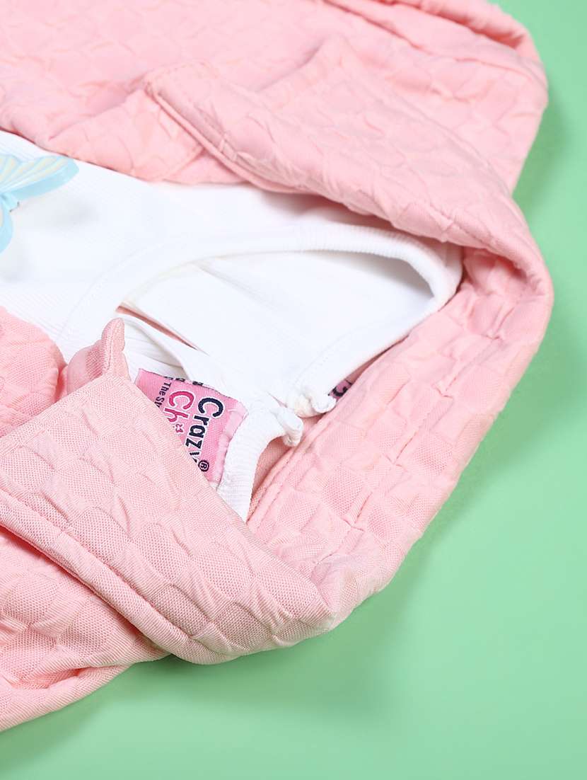 girls printed top & trouser co-ord set - 22166398 -  Standard Image - 2