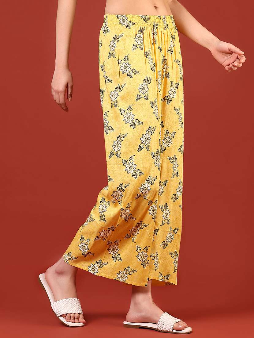 women printed mid rise palazzo - 22167189 -  Standard Image - 2