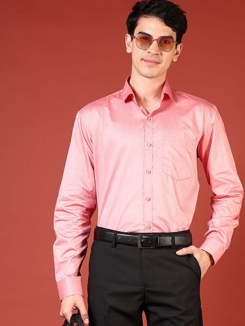 men solid long sleeve regualr fit formal shirt - 22167233 -  Standard Image - 2