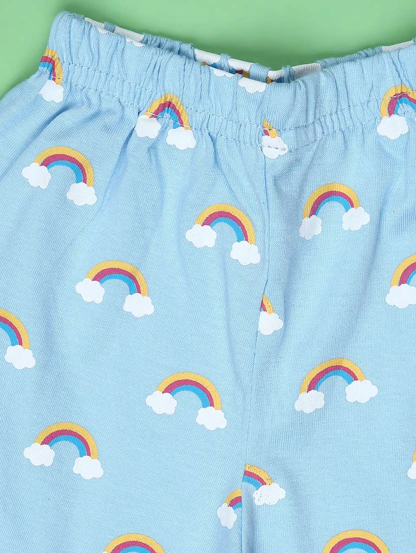 girls printed top and trouser co-ord set - 22167957 -  Standard Image - 2