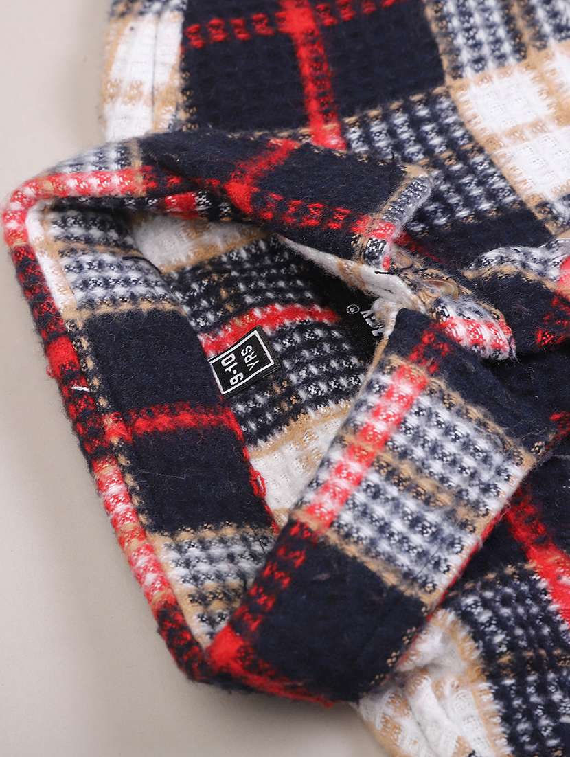 boys checkered collared long sleeve shirt - 22167959 -  Standard Image - 2