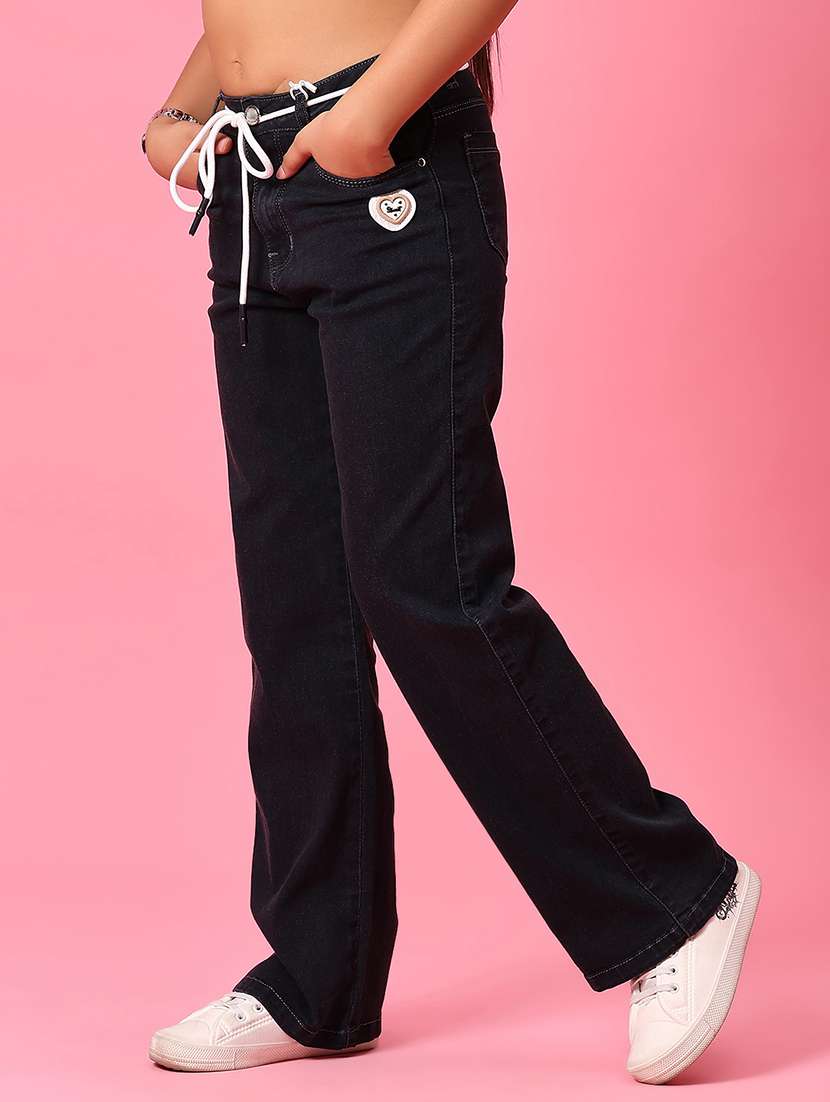 girs solid mid rise straight fit jean - 22168245 -  Standard Image - 2