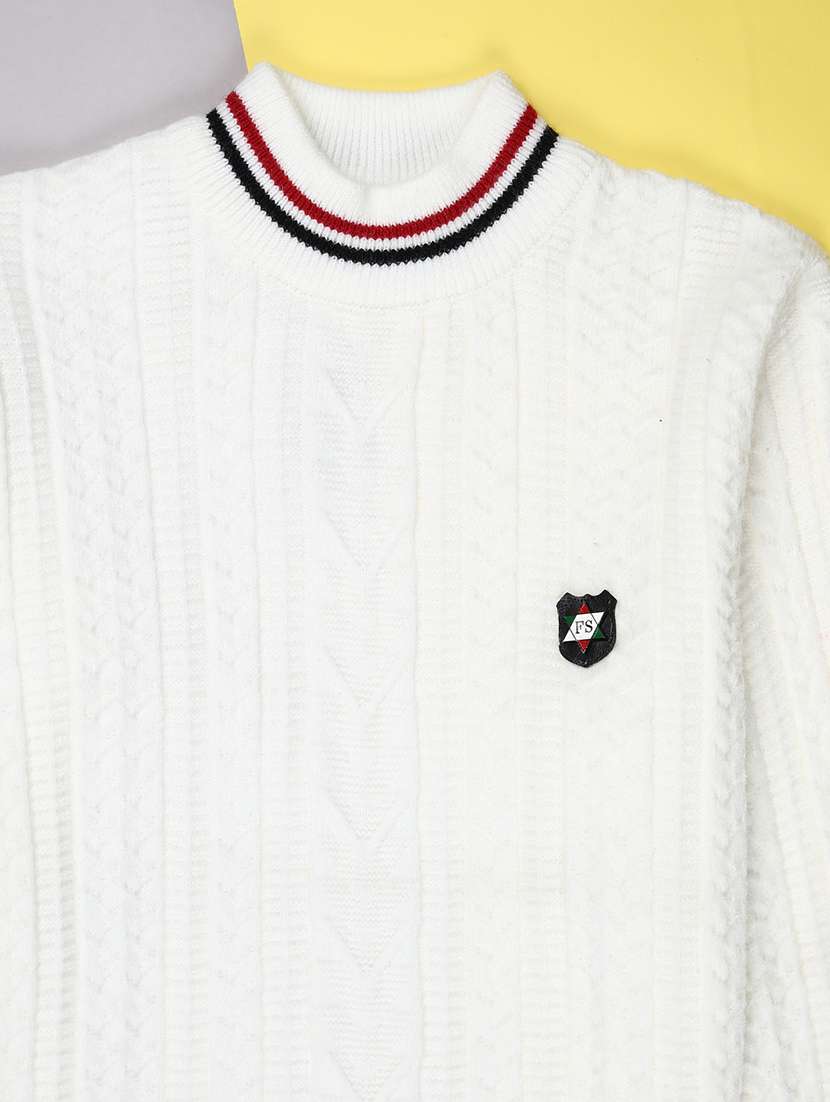 boys self designesd long sleeve sweater - 22168501 -  Standard Image - 2