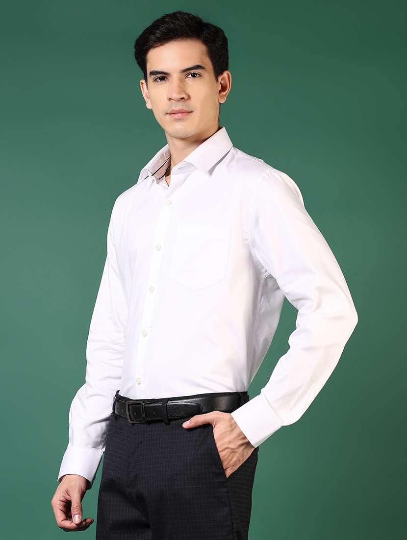 men solid long sleeve regualr fit formal shirt - 22168703 -  Standard Image - 2