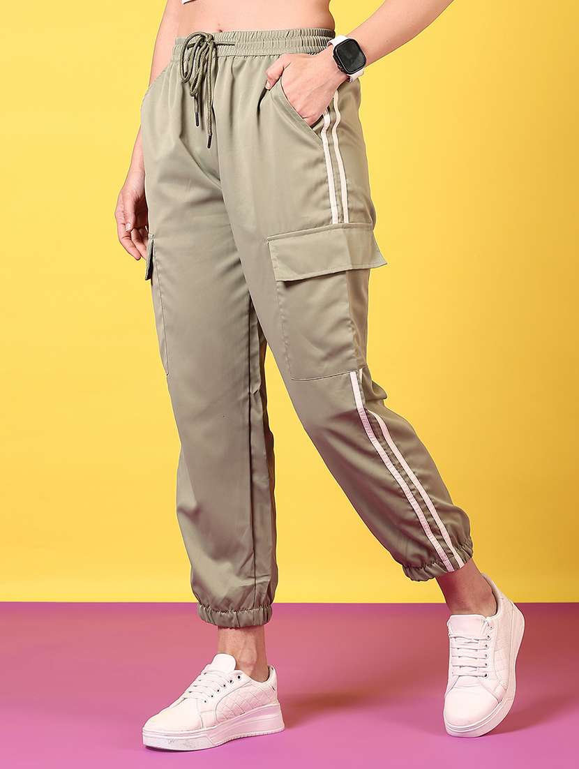 women tapered mid rise regular fit jogger - 22168992 -  Standard Image - 2