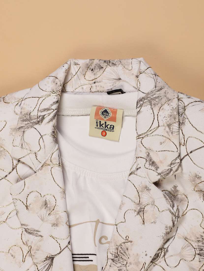 boys printed long sleeve 3 piece suit set - 22169253 -  Standard Image - 2