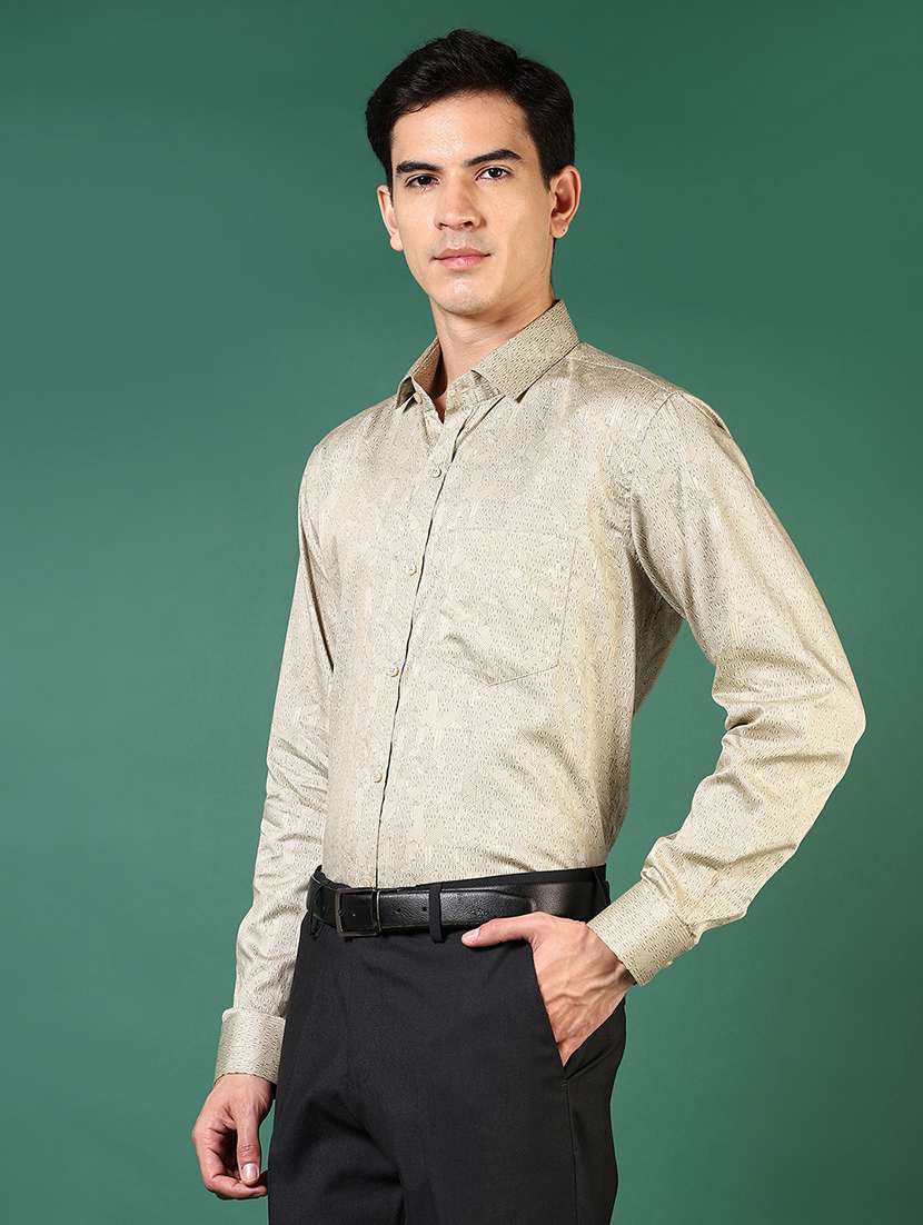 men printed long sleeve regualr fit formal shirt - 22169301 -  Standard Image - 2