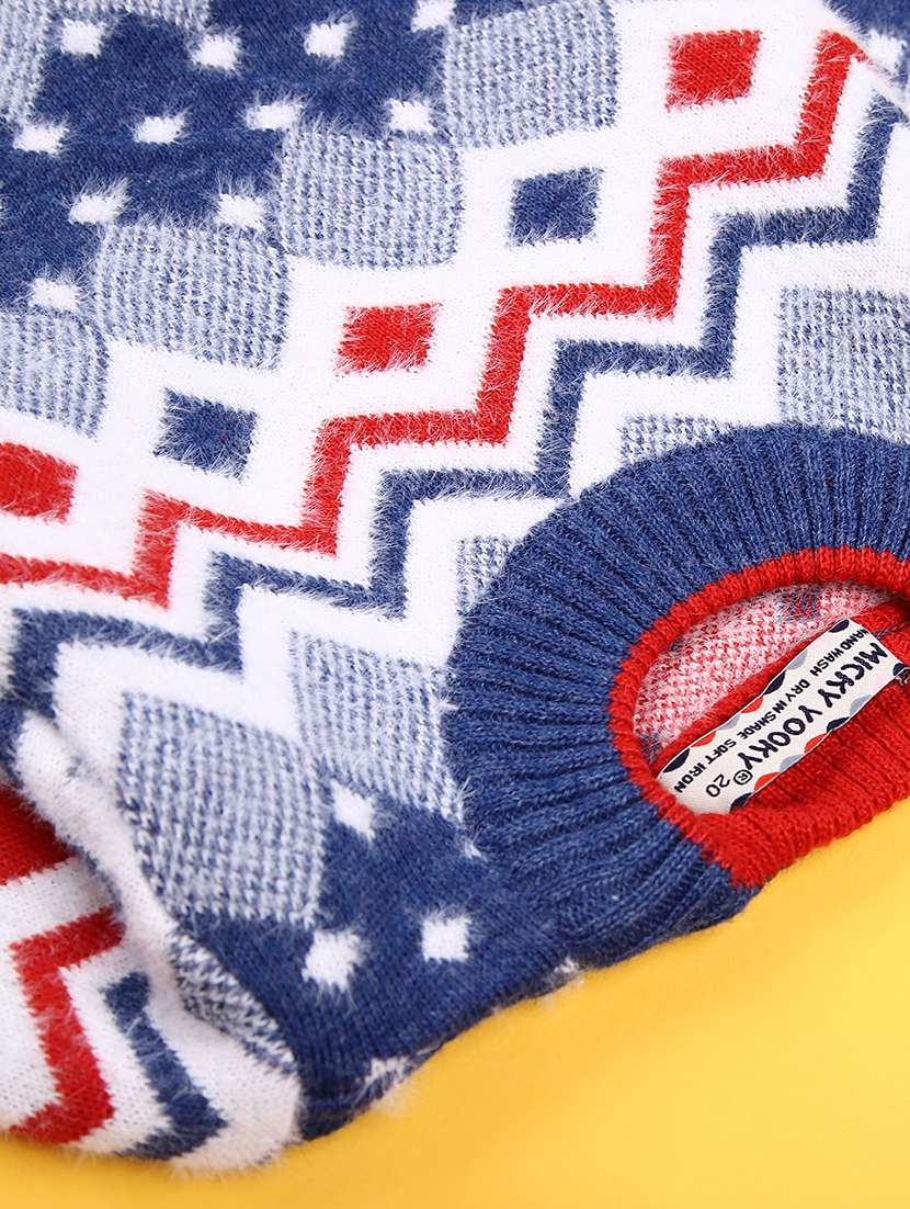 boys self designed long sleeve sweater - 22170087 -  Standard Image - 2