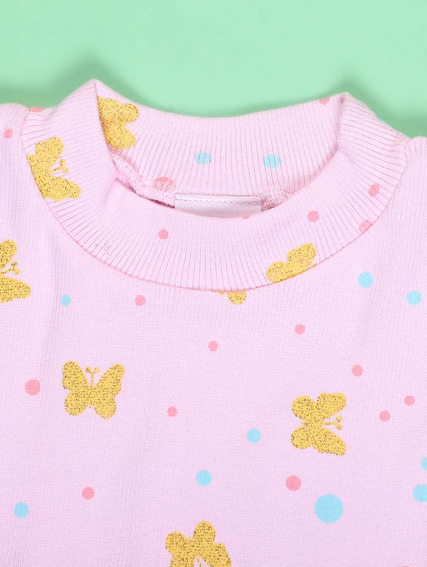 girls printed long sleeve tee - 22170319 -  Standard Image - 2