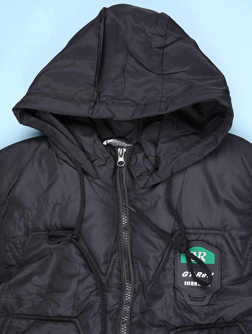 kids solid sleeveless hooded quilted jacket - 22170401 -  Standard Image - 2