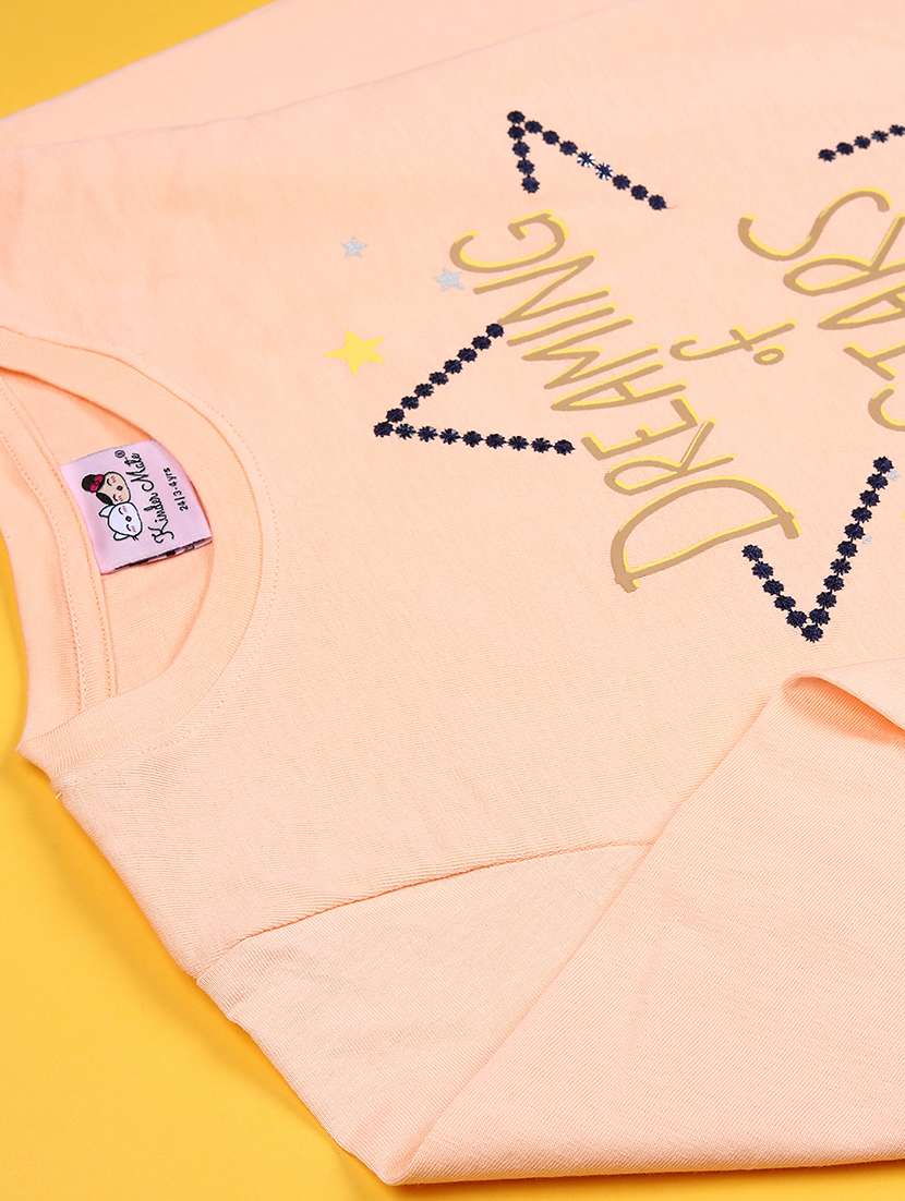 girls printed long sleeve tee - 22170410 -  Standard Image - 2