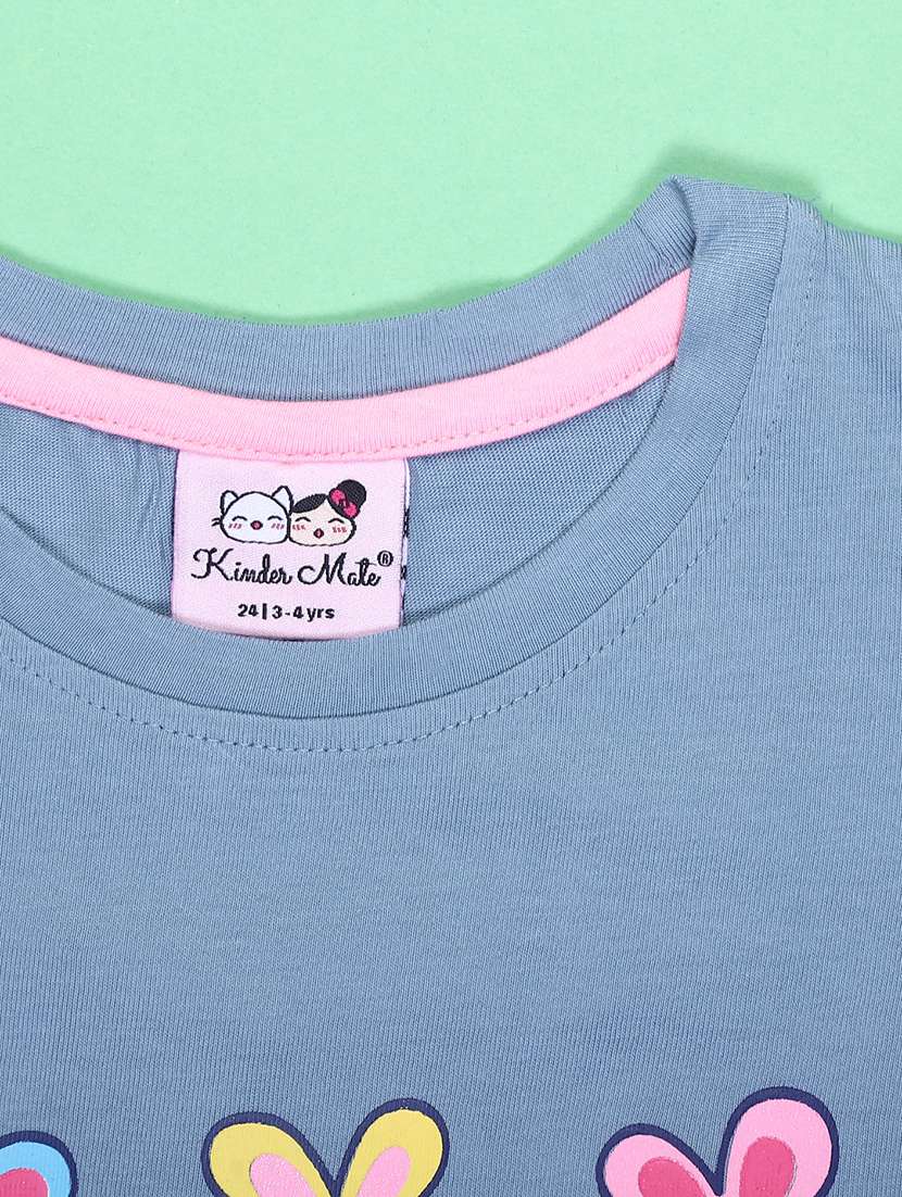 girls printed long sleeve tee - 22170411 -  Standard Image - 2