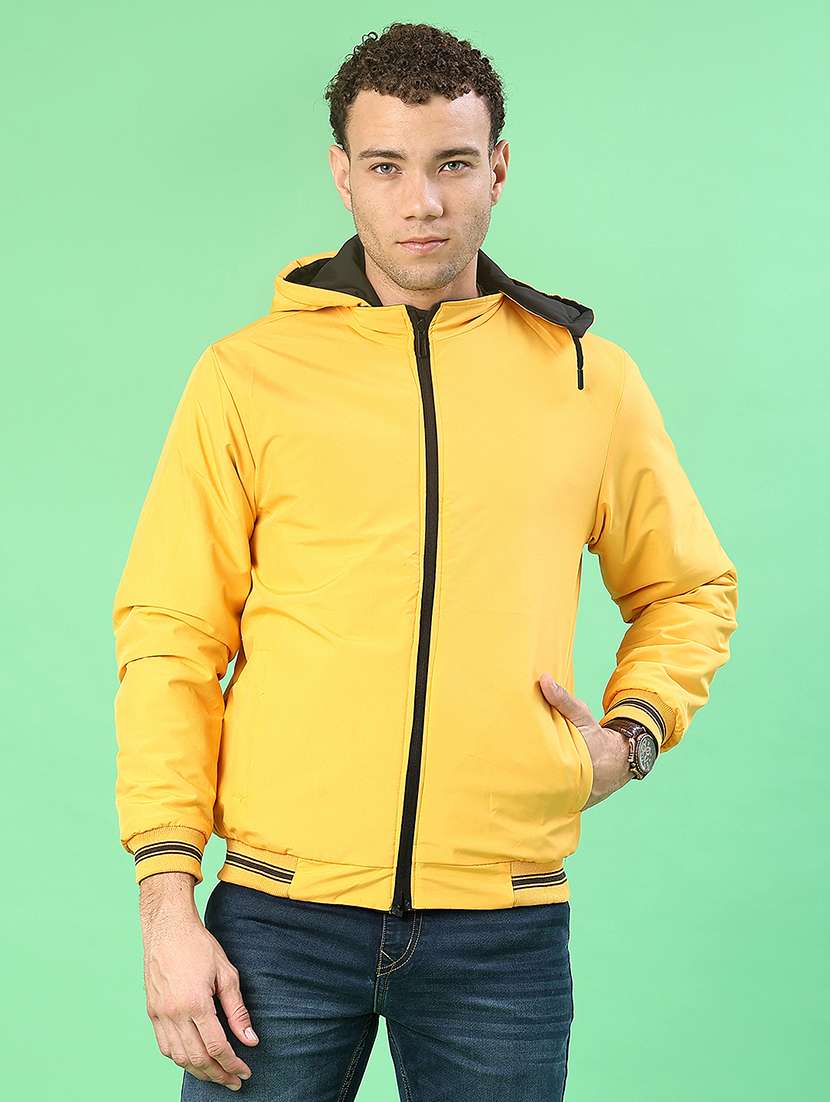 men solid long sleeve reversible bomber jacket - 22170482 -  Standard Image - 2