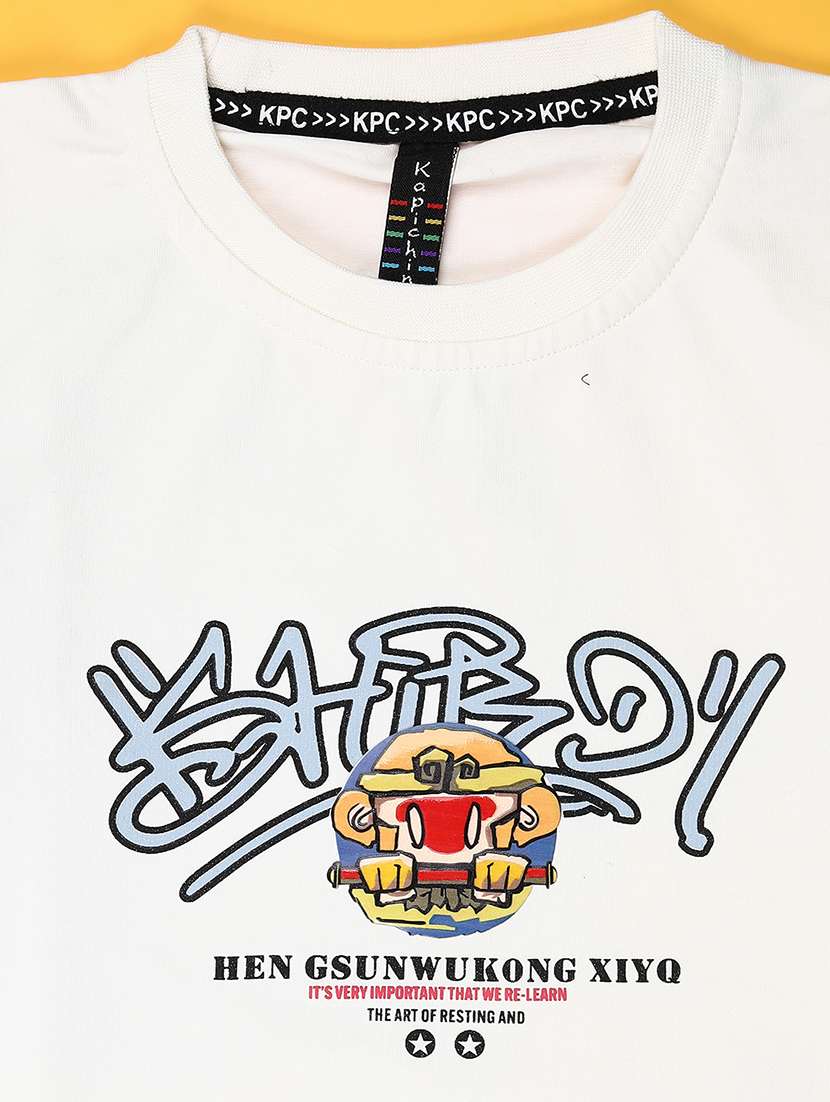 Boys Printed Short Sleeve T-shirt - 22170706 -  Standard Image - 2