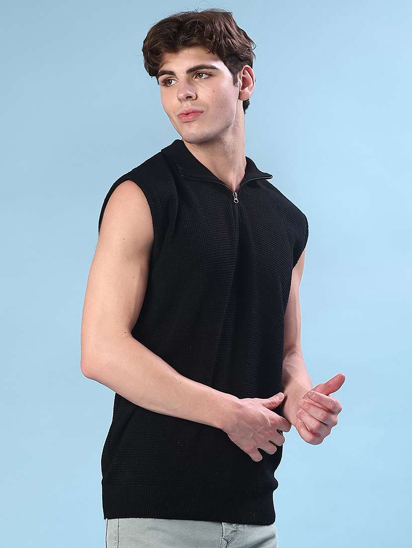 black polyester pullover - 22170712 -  Standard Image - 2