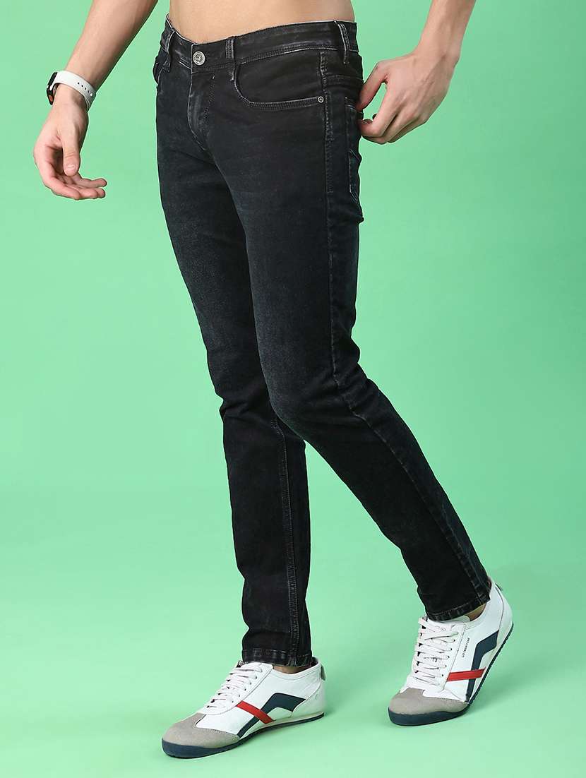 men plain mid rise full length jean - 22170833 -  Standard Image - 2
