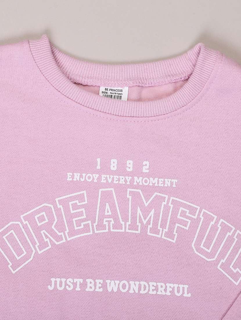 girls printed long sleeve sweatshirt - 22170876 -  Standard Image - 2