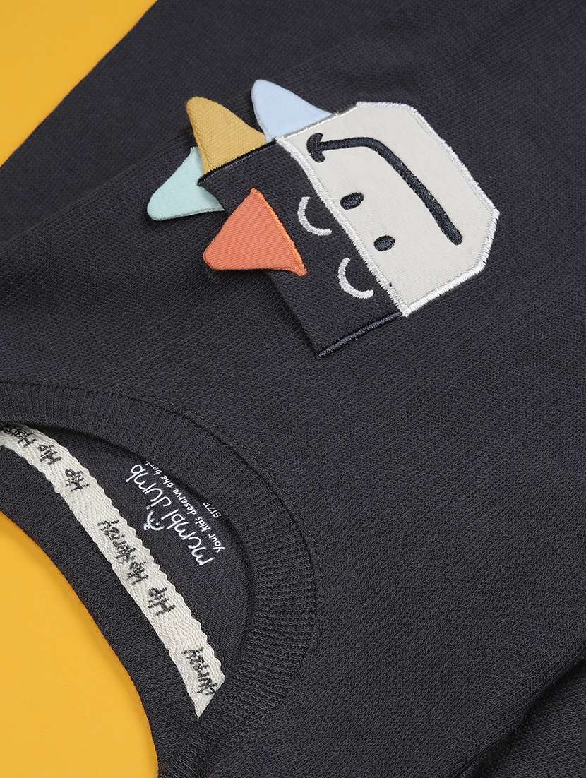 boys solid long sleeve t-shirt - 22170999 -  Standard Image - 2