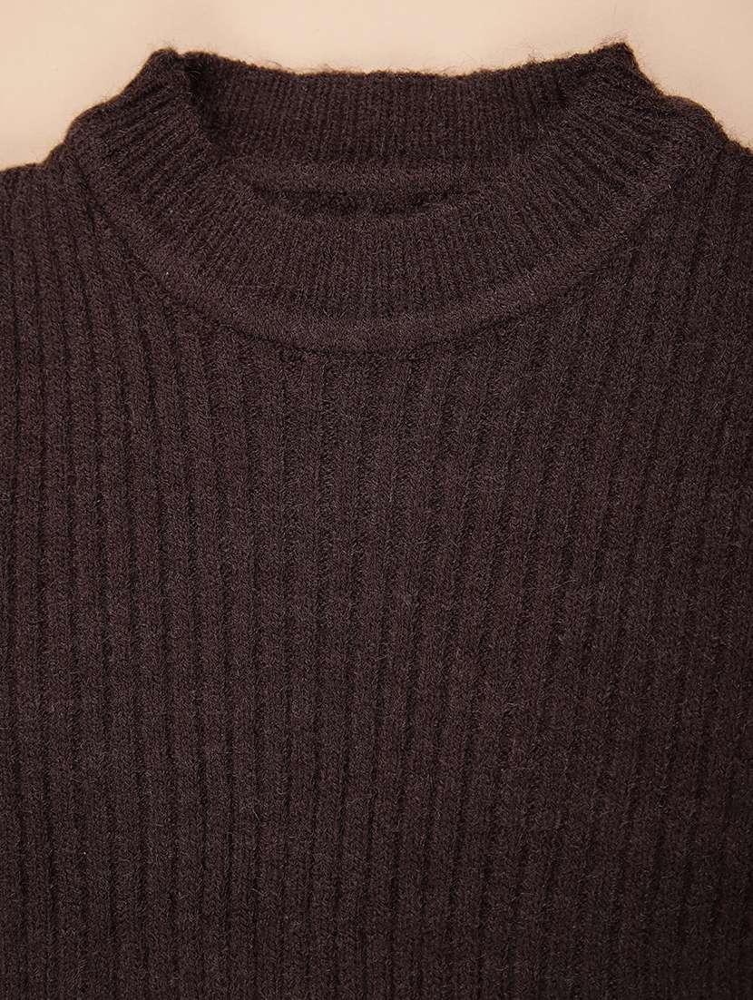 girls self designed puff sleeve sweater - 22171186 -  Standard Image - 2