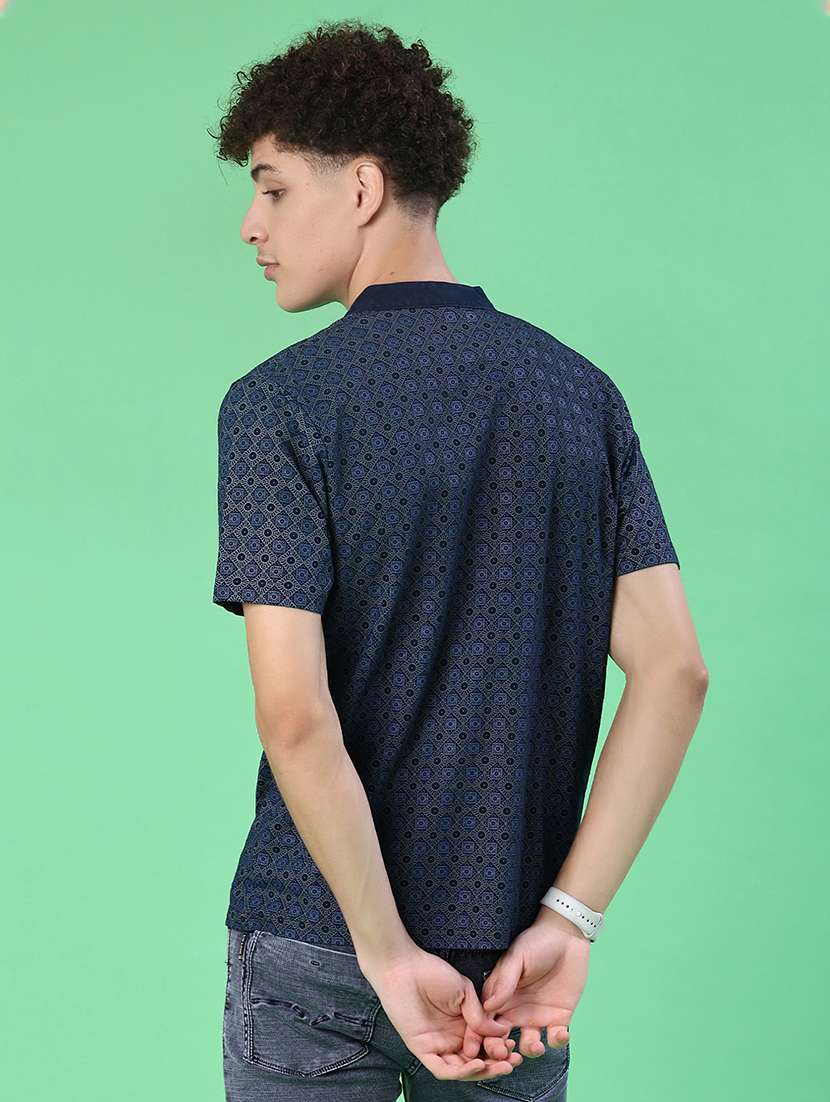 boys printed mandarin neck short sleeve t-shirt - 22171267 -  Standard Image - 2