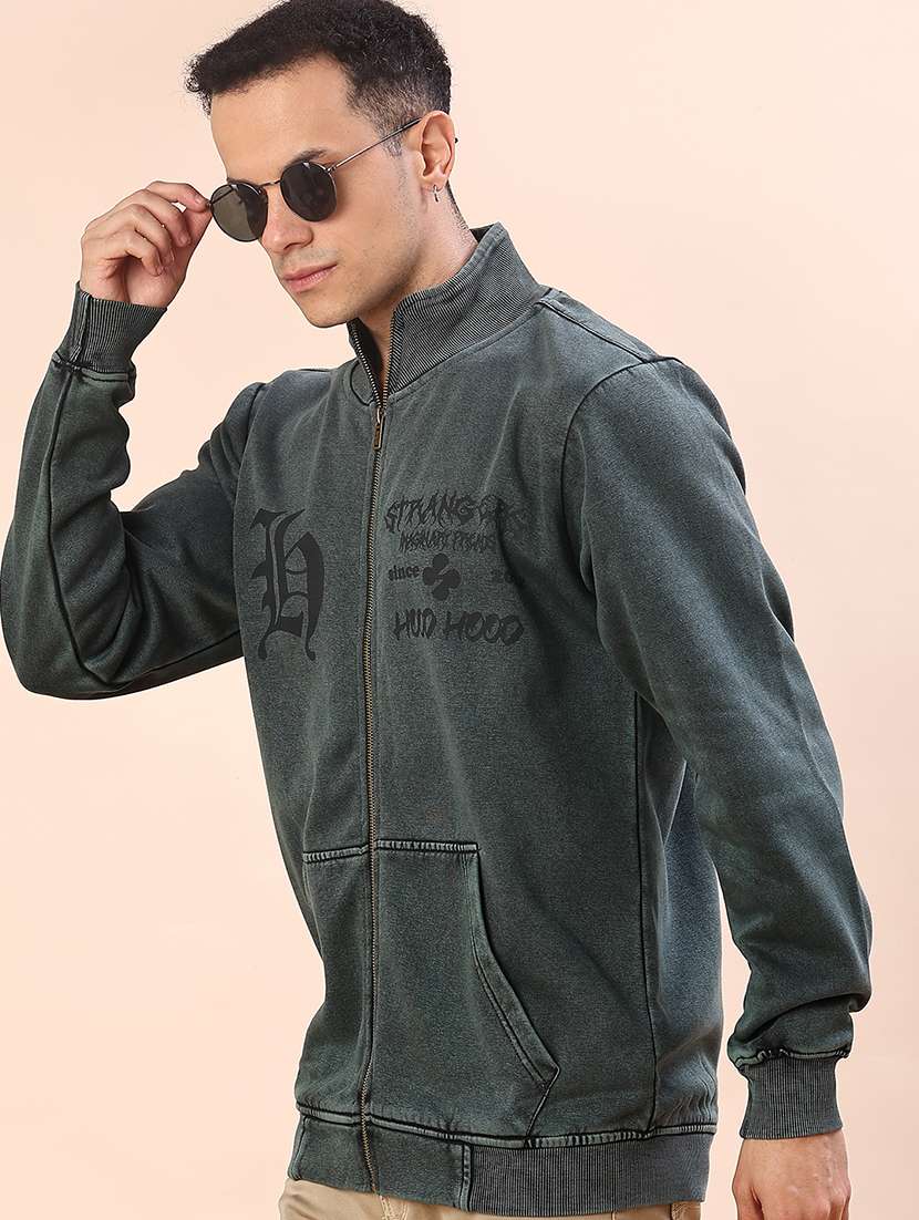 men chest print long sleeve regular fit sweatshirt - 22171284 -  Standard Image - 2