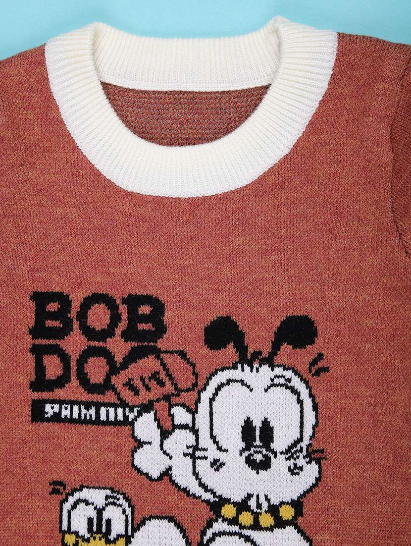 boys self designed long sleeve sweater - 22171294 -  Standard Image - 2