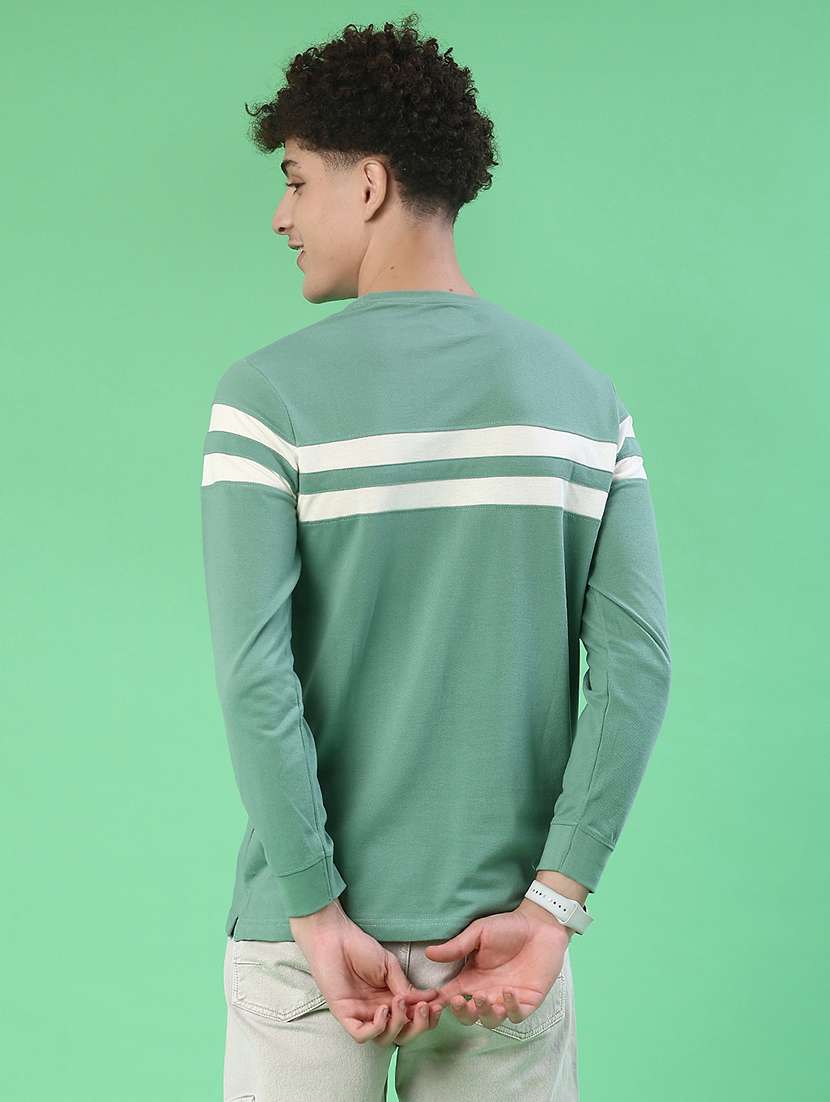 men tapered long sleeve t-shirt - 22171491 -  Standard Image - 2